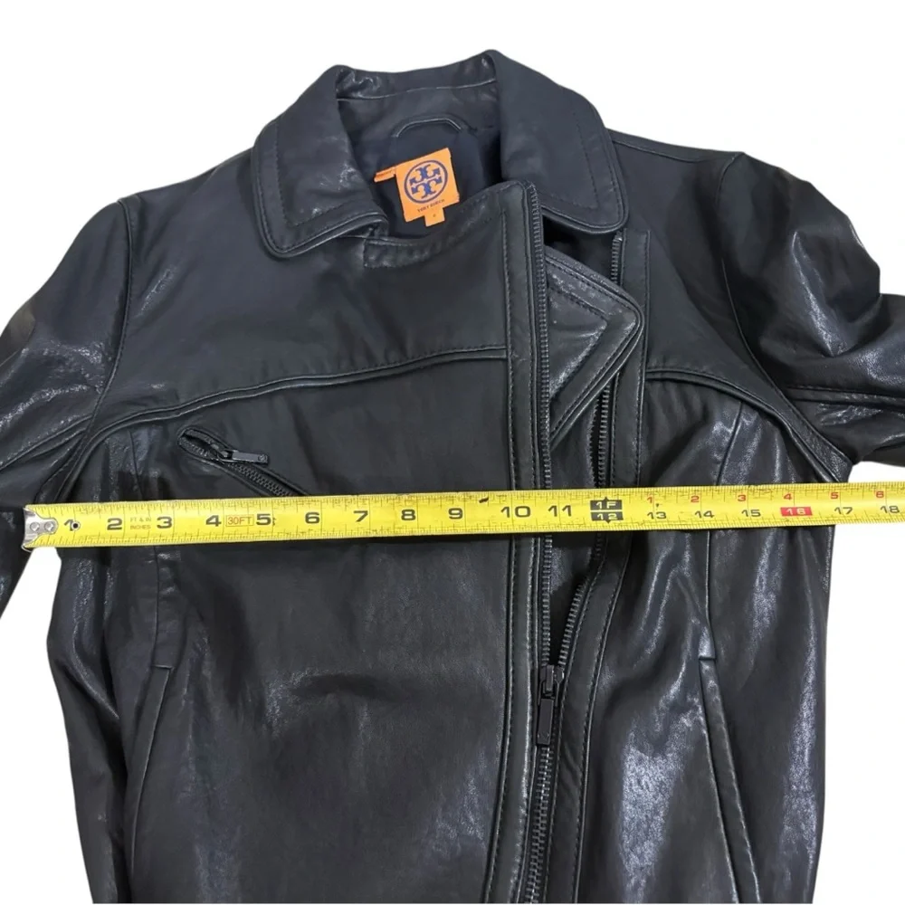 Tory Burch Leather Motorcycle Jacket